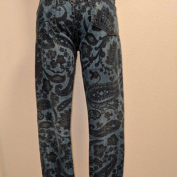 Avedon Paisley Low Rise Skinny Jean - Picture 13 of 14